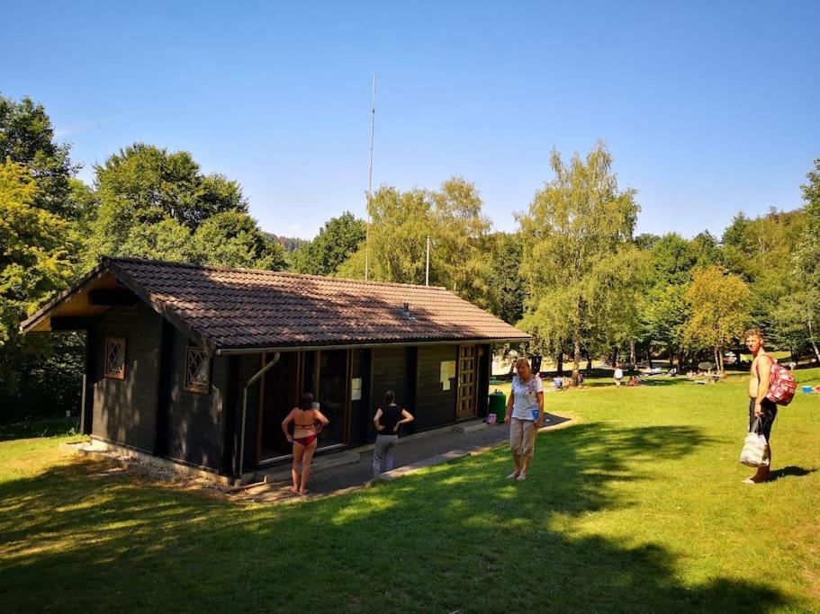 Ferienhaus Lena Im Sauerland Direkt Am Hennesee Meschede Exterior photo